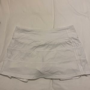 White lululemon tennis skirt